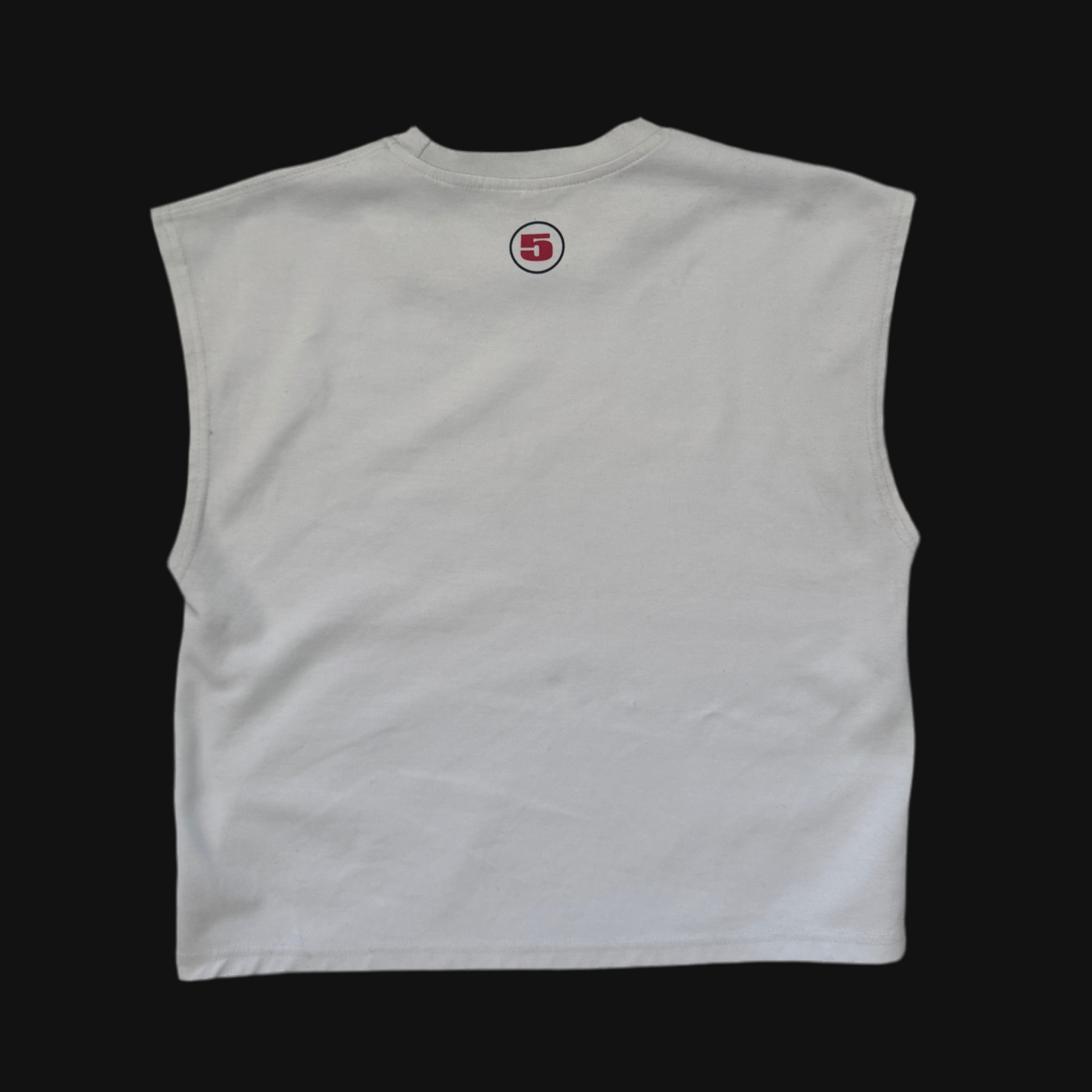 BONDONI TANK WHITE & RED