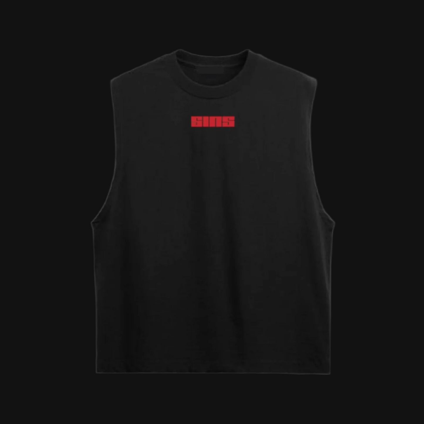 "5" TANK BLACK & RED