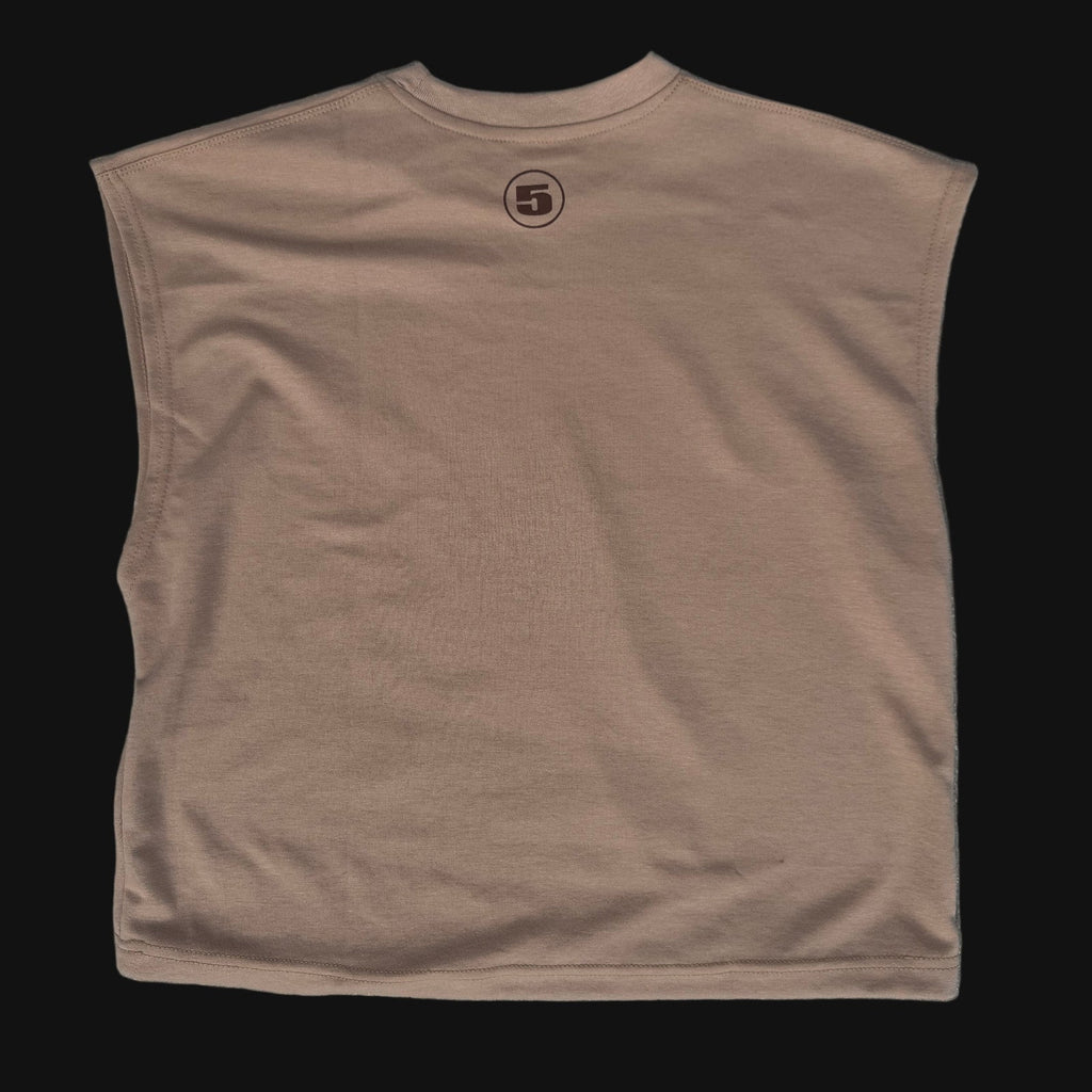 BONDONI TANK BEIGE & BROWN