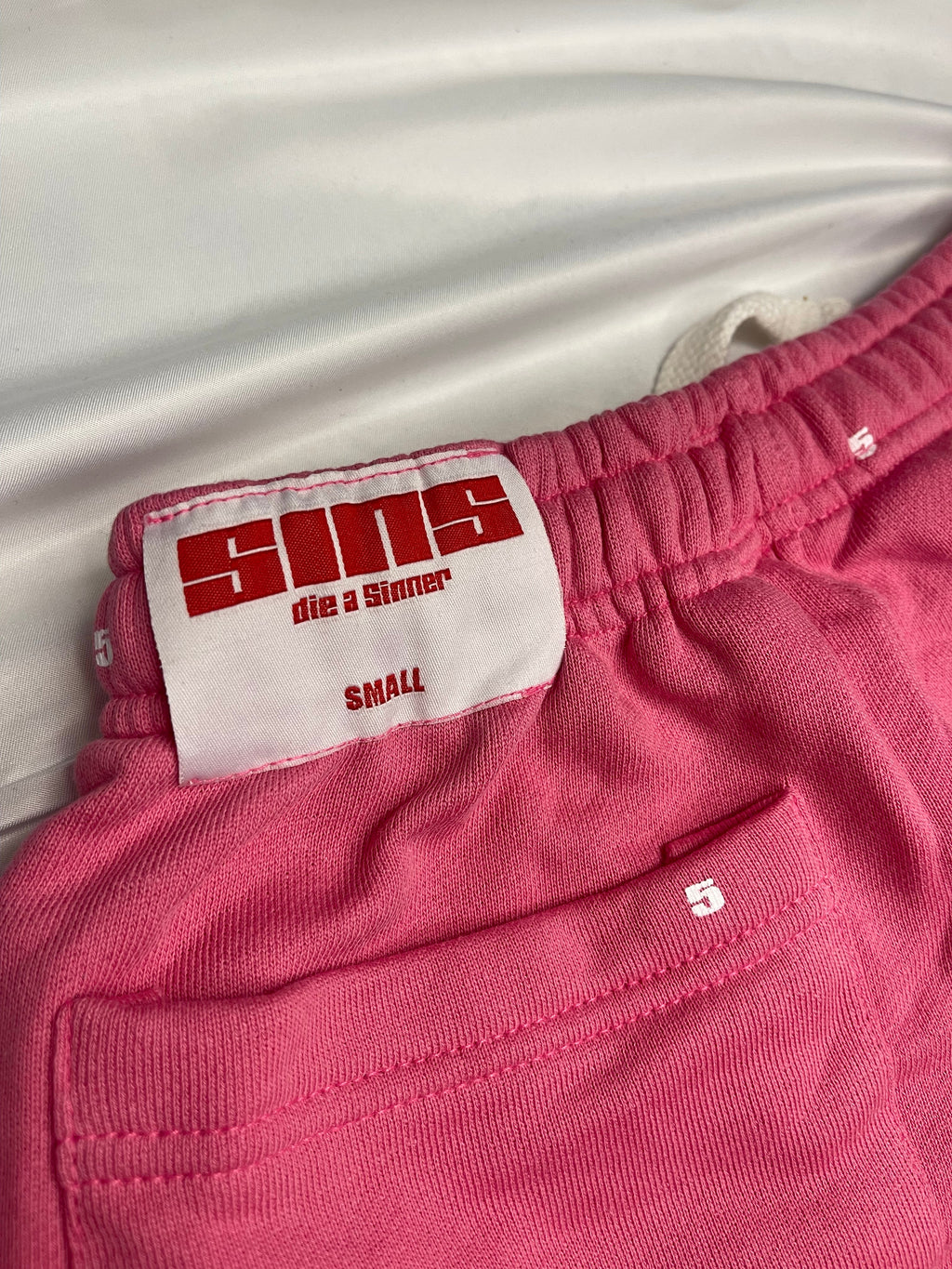 "5INNER" OVERSIZED SWEATPANT PINK