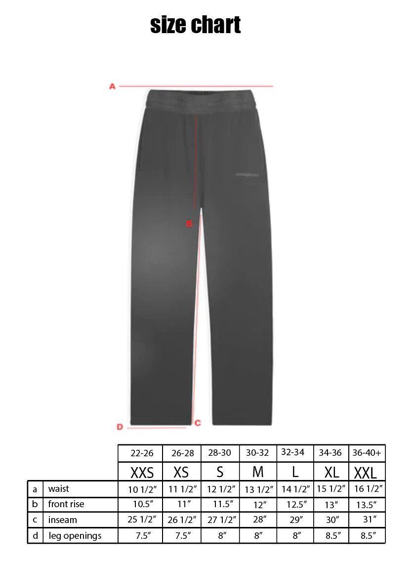 "5INNER" OVERSIZED SWEATPANT BLACK