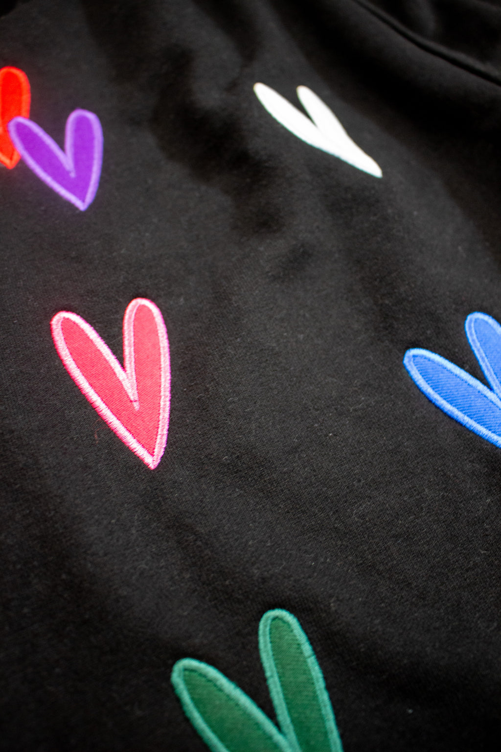 BONDONI HEART BLACK MULTICOLOR SWEATPANT