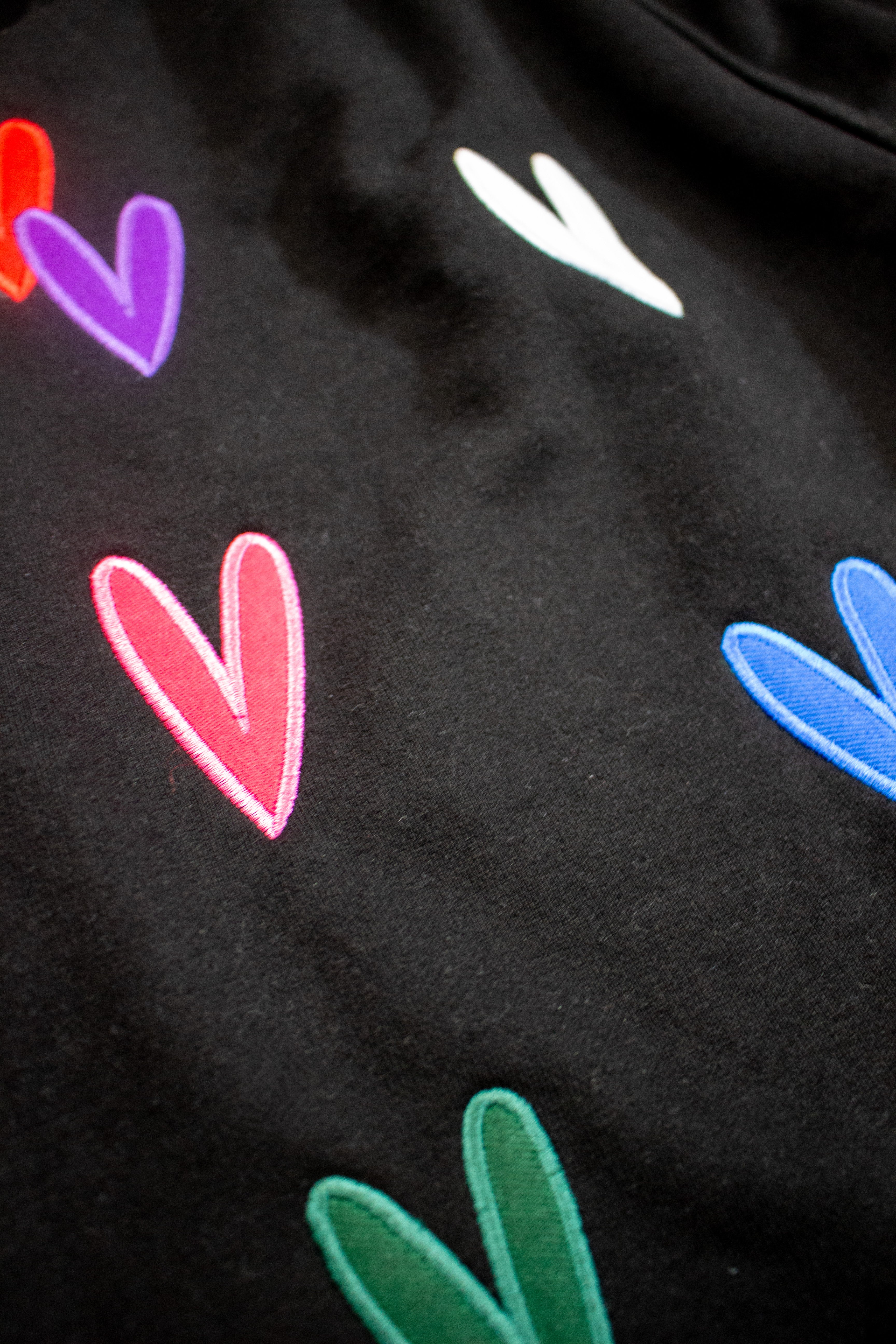 BONDONI HEART BLACK MULTICOLOR SWEATPANT