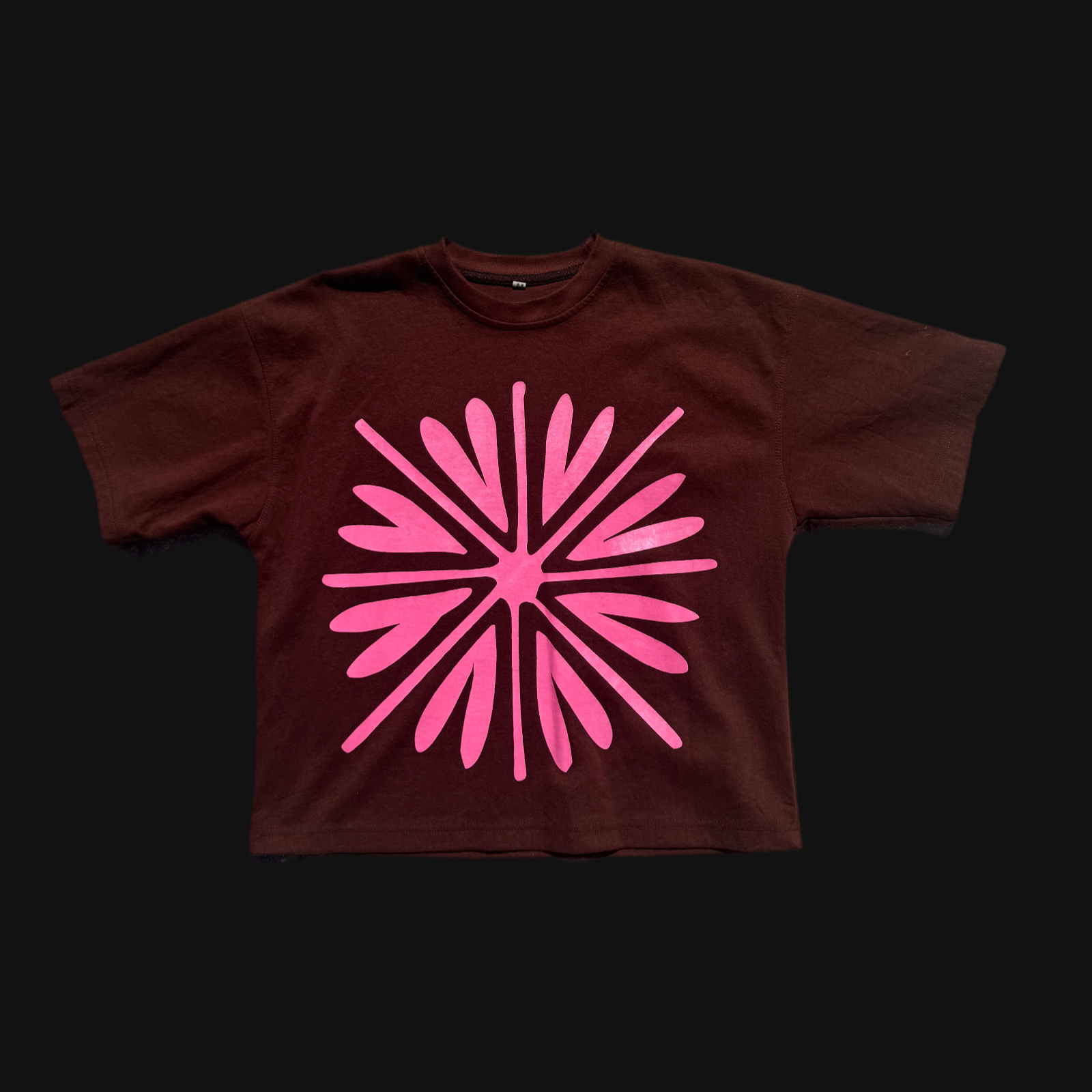 BONDONI TEE BROWN & PINK