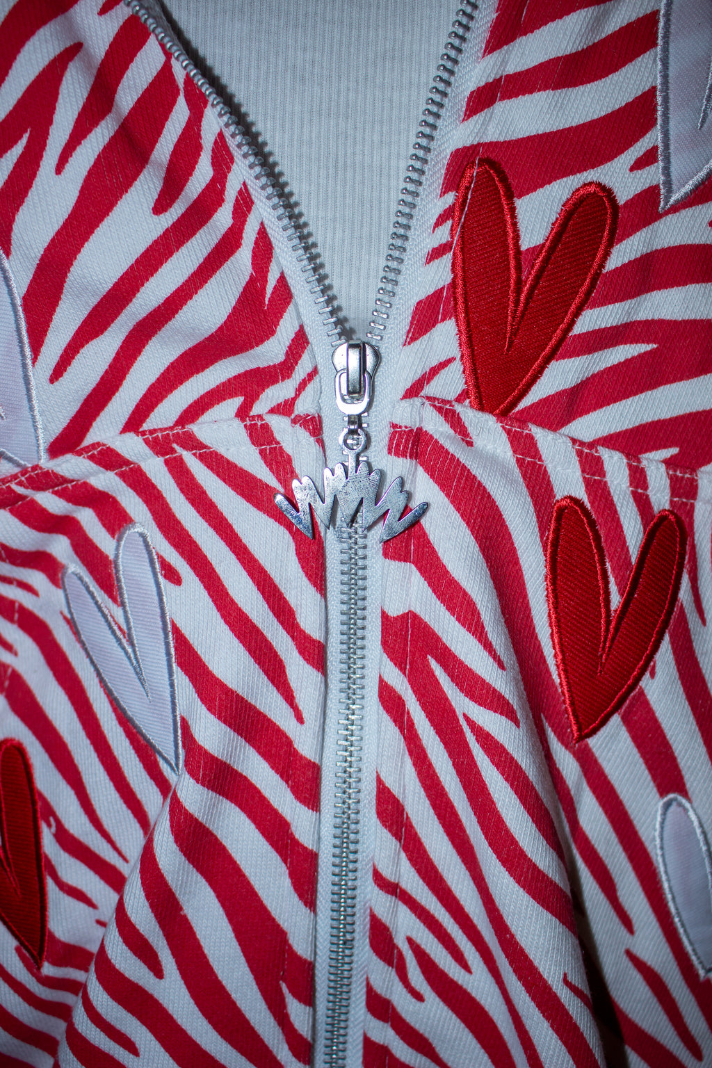 BONDONI HEART ZIP UP NYFW 2026 EXCLUSIVE