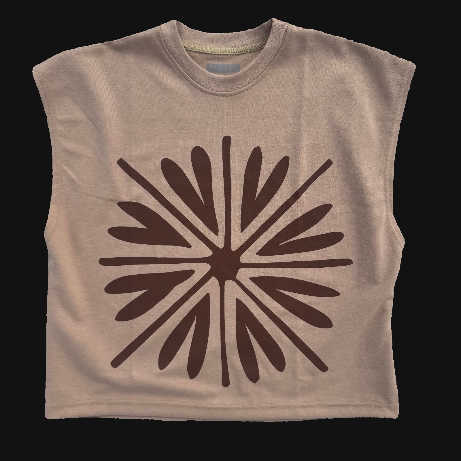 BONDONI TANK BEIGE & BROWN