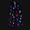 BONDONI HEART BLACK MULTICOLOR SWEATPANT