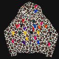 BONDONI HEART BROWN LEOPARD ZIPUP