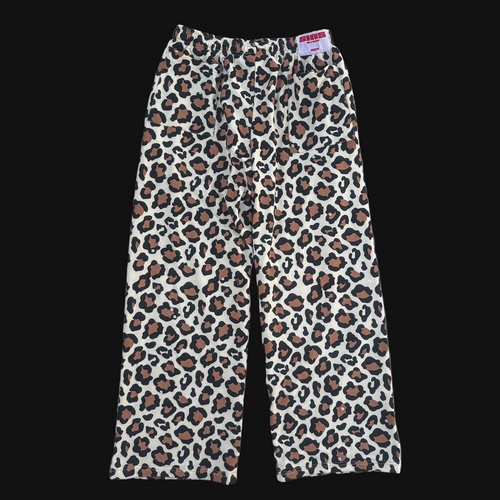 "5INNER" OVERSIZED SWEATPANT LEOPARD