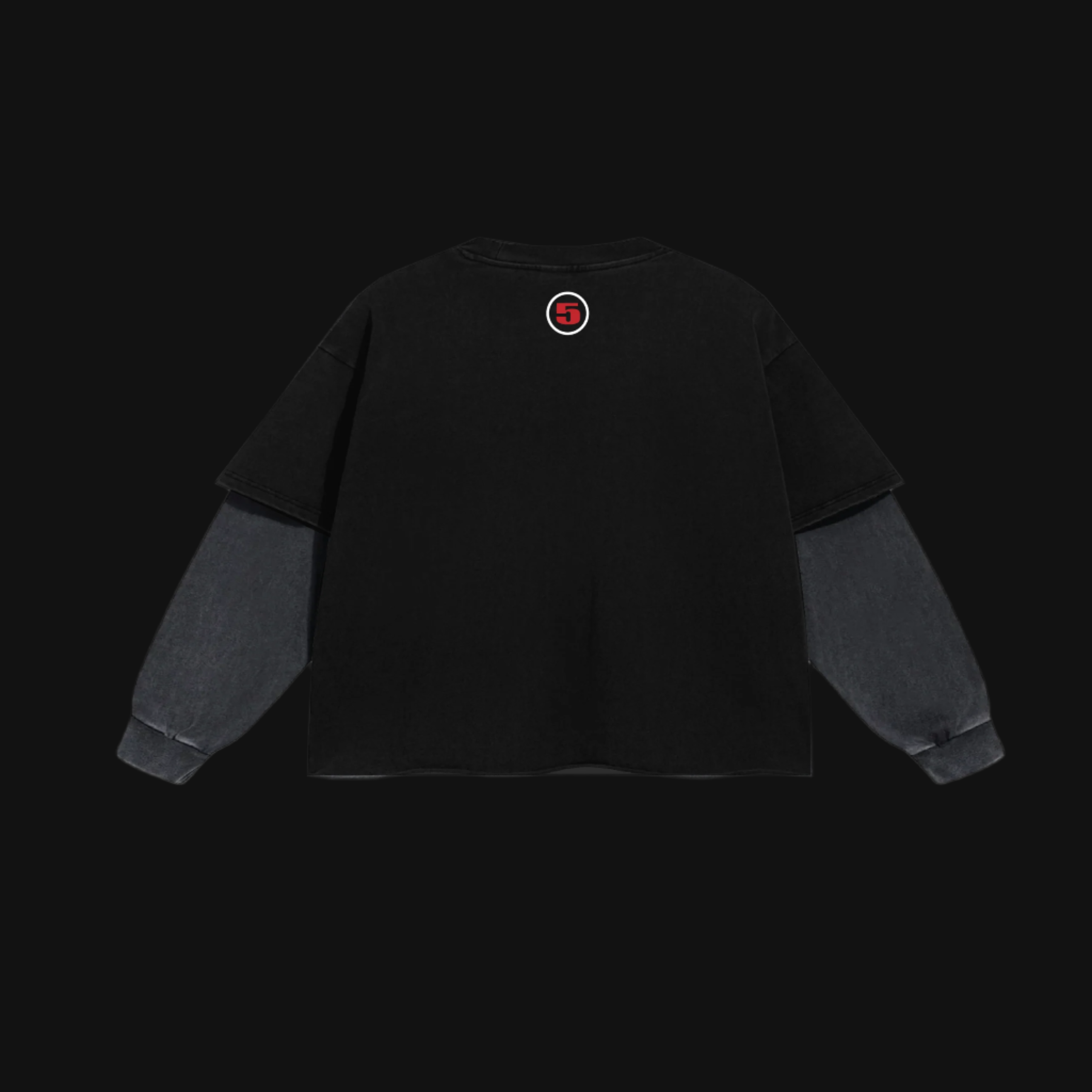 BONDONI DOUBLE SLEEVE BLACK RED