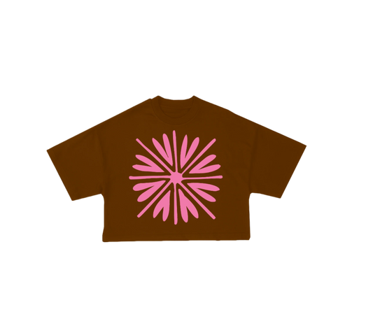 BONDONI TEE BROWN & PINK